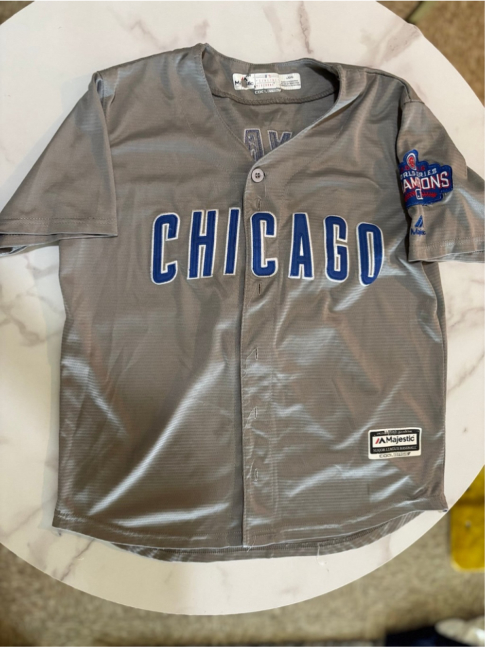 Majestic Cool Base Cubs Jersey